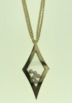 Chopard Floating Diamond Gold Pendant