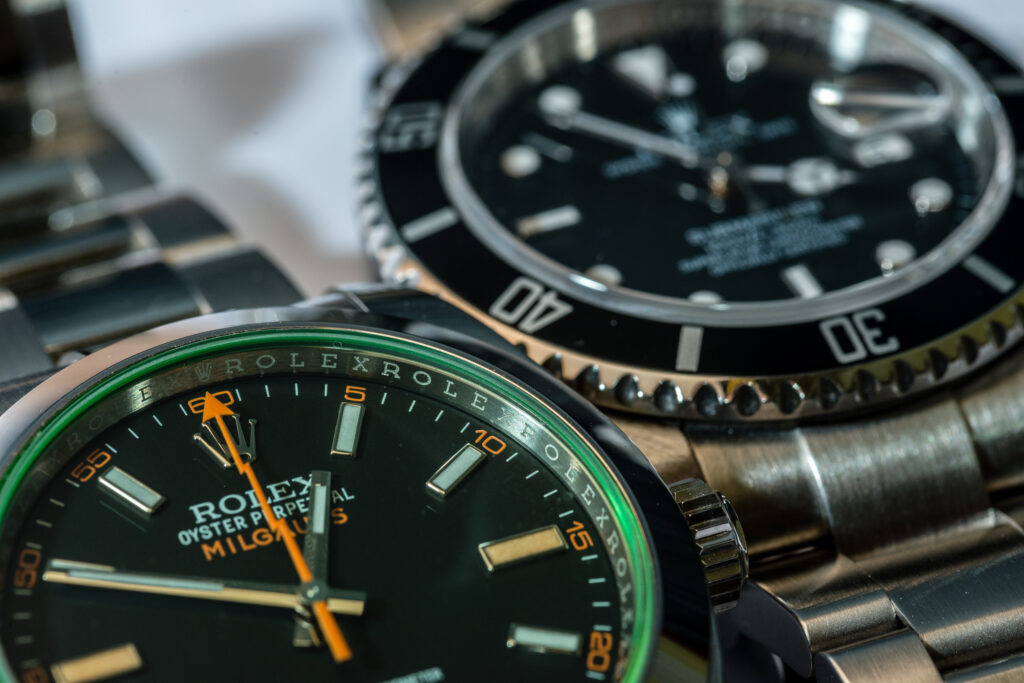 SAN MARINO- NOVEMBER 22 2016: A Rolex Milgauss and a Rolex Subma